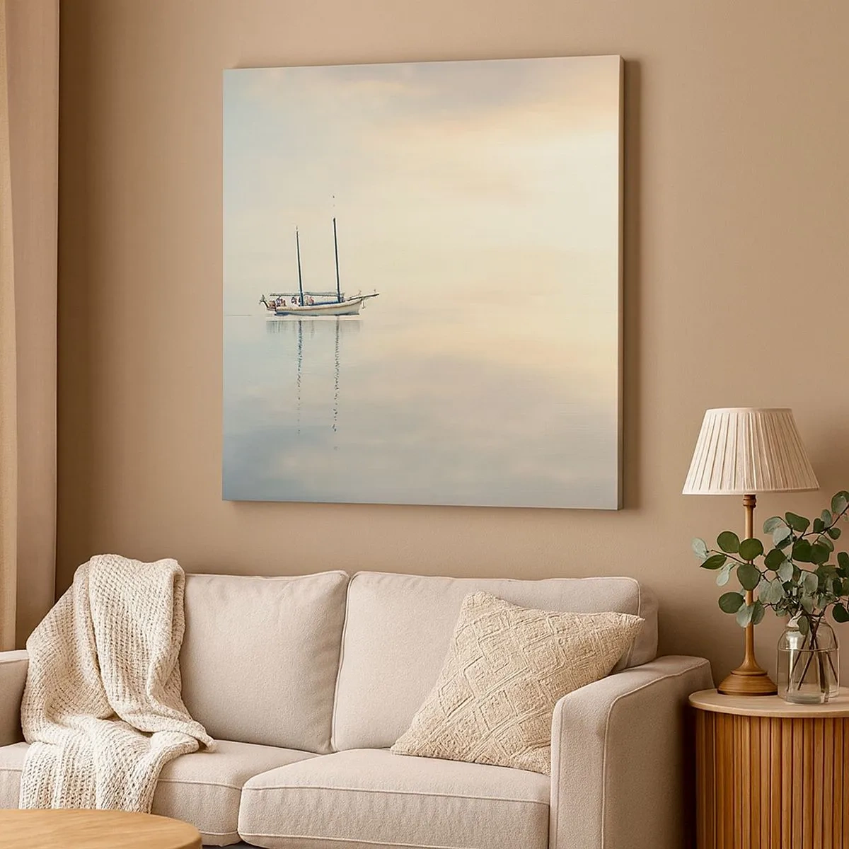 Obraz na plátne - V mori ticha - 30x30 cm