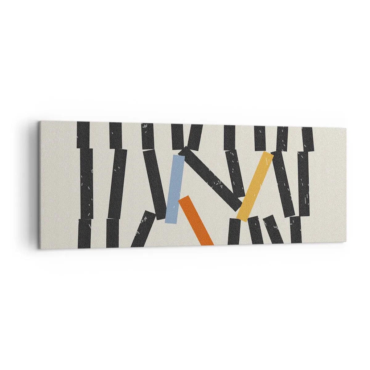 Obraz na plátne - Domino – kompozícia - 140x50 cm
