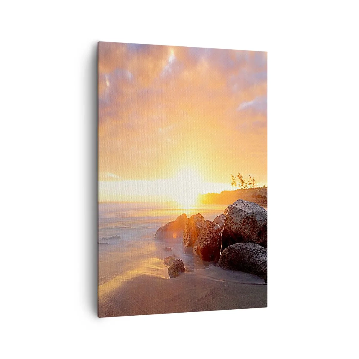 Obraz na plátne - Svetlý večerný vánok - 70x100 cm