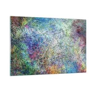 Obraz na skle - To nie je tak jednoduché - 120x80 cm