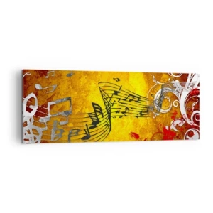 Obraz na plátne - Nech znie hudba - 140x50 cm