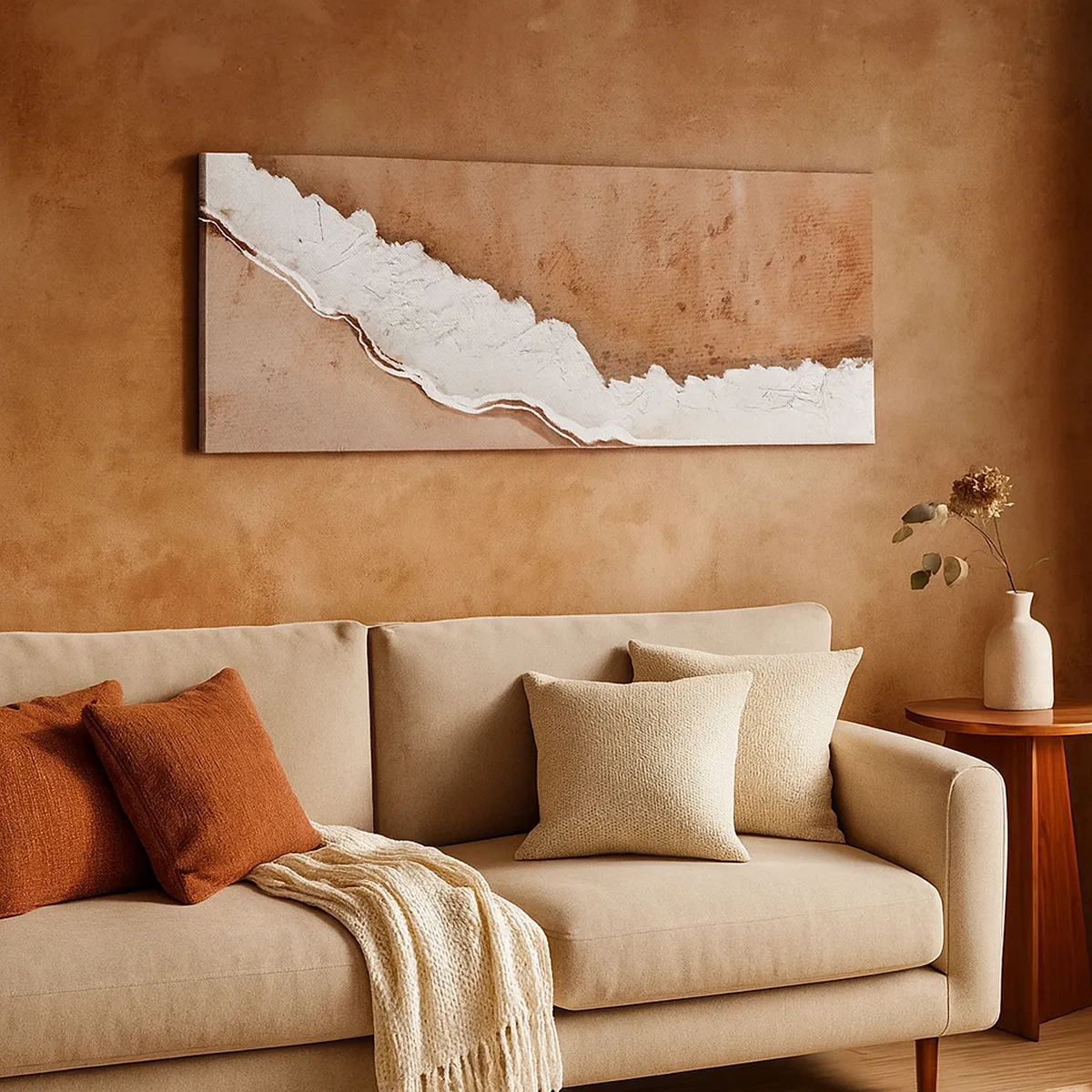 Obraz na plátne - V zemitých farbách - 30x30 cm