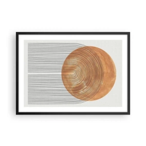 Plagát v čiernom ráme - Slnečná kompozícia - 70x50 cm