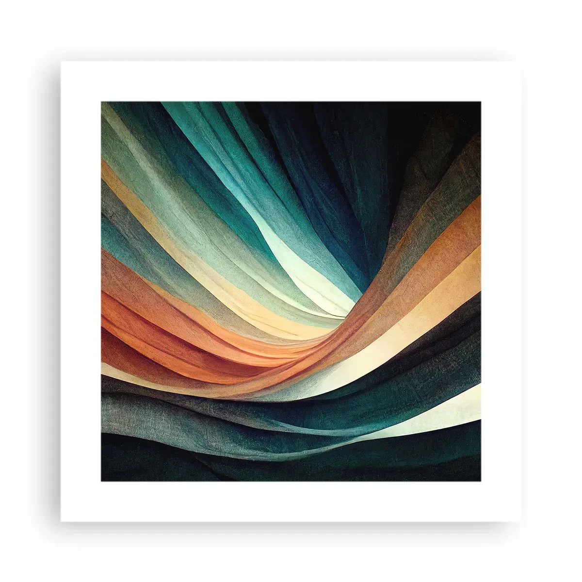 Plagát - Utkané z farieb - 40x40 cm