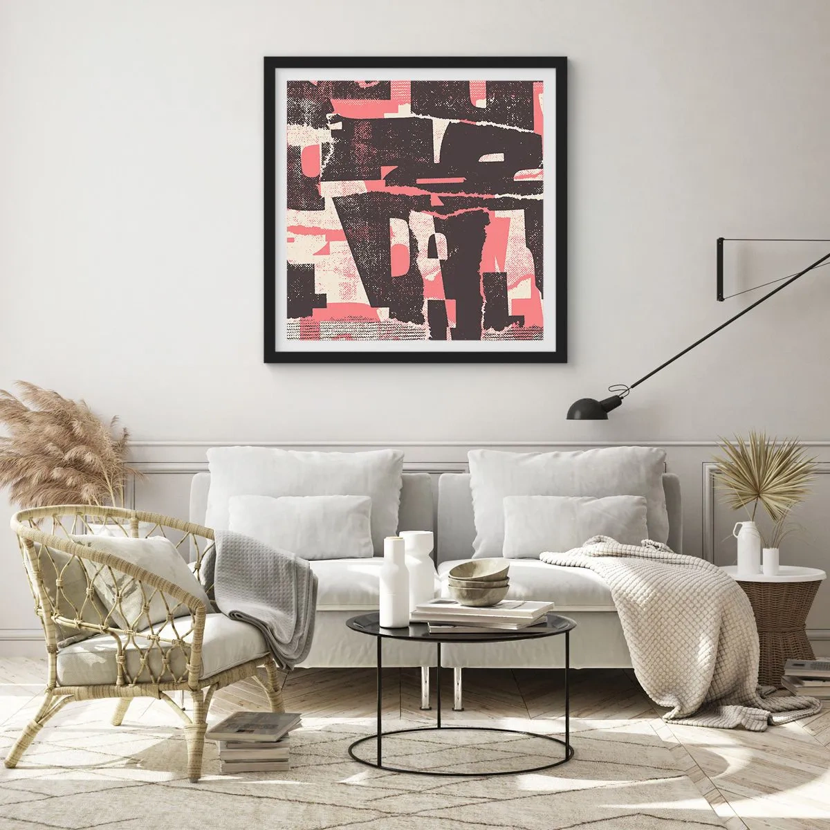 Plagát v čiernom ráme - Celý tento zhon - 50x50 cm