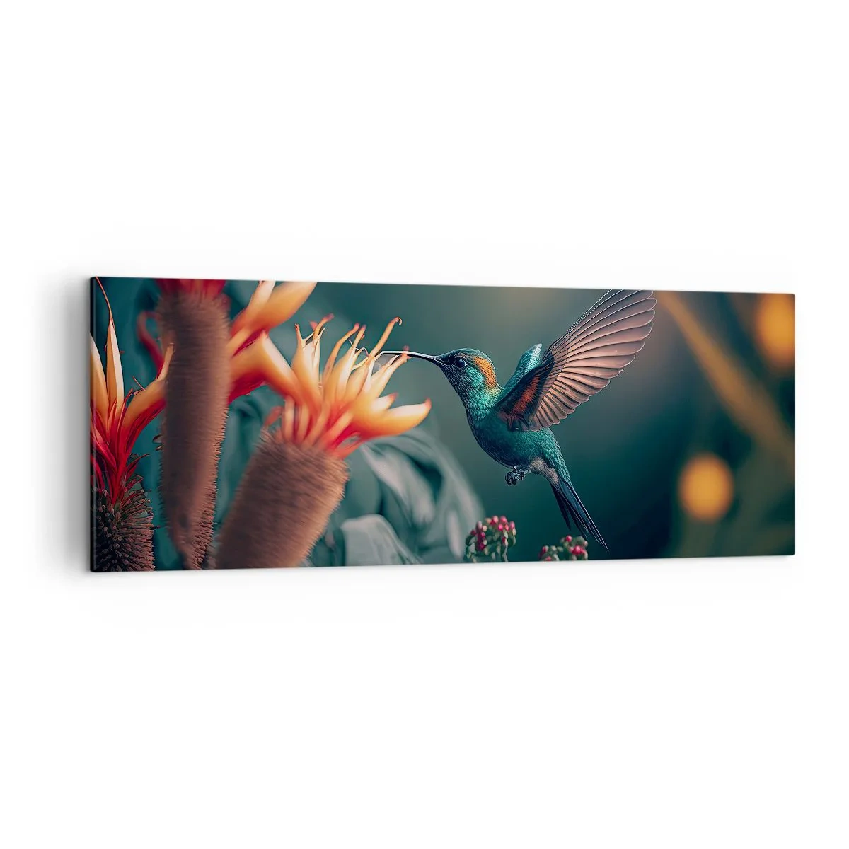 Obraz na plátne - Skutočne pestrý život - 140x50 cm