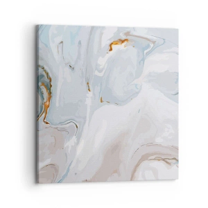 Obraz na plátne - Povznesená biela - 70x70 cm