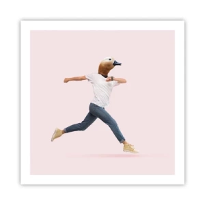 Plagát - Štipka absurdity - 60x60 cm