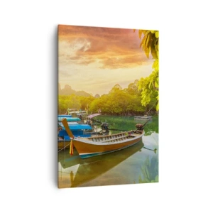 Obraz na plátne - Pred rušným dňom - 70x100 cm