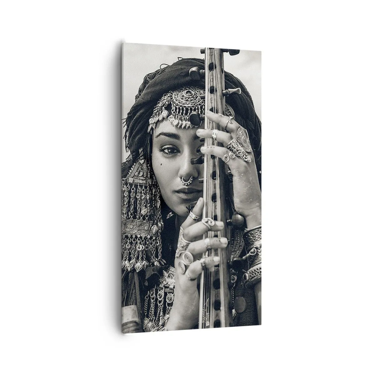 Obraz na plátne - Samotná hudba orientu - 65x120 cm
