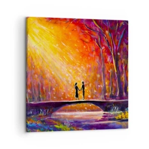 Obraz na plátne - Nebo ich tiež miluje - 50x50 cm