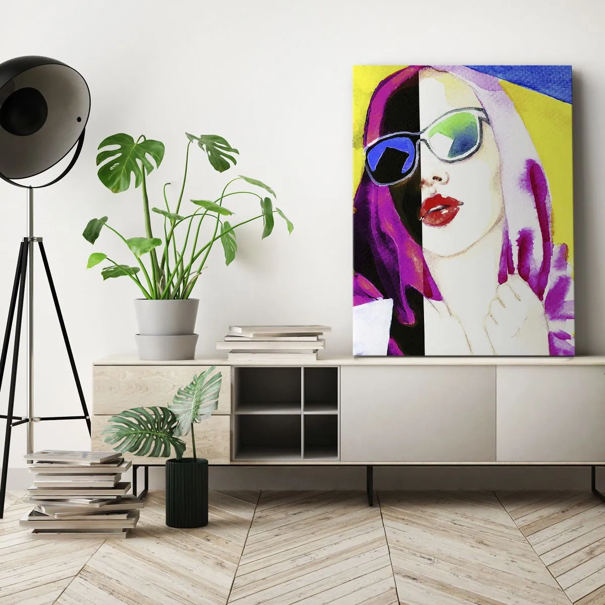 Obraz na plátne - Nie som biela a nie som čierna - 50x70 cm