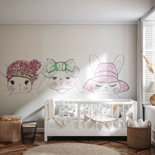 Fototapeta Premium Canvas - Zamyslená, smutná, spokojná - Pre deti, Grafika, Ilustračné - 350x256 cm