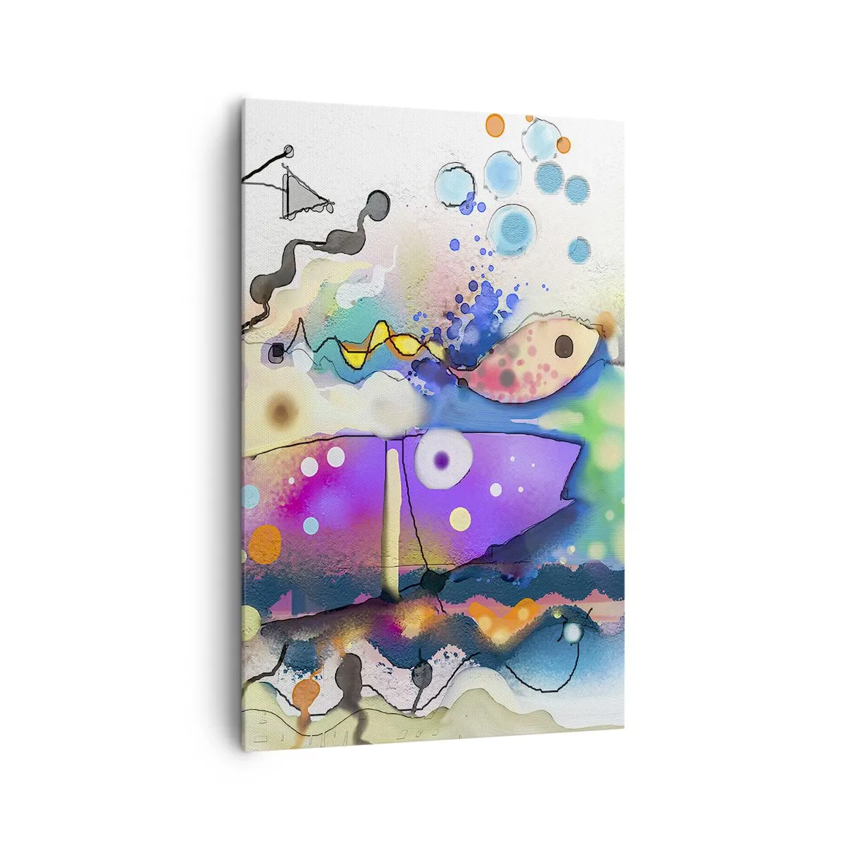 Obraz na plátne - Niet slov! - 80x120 cm