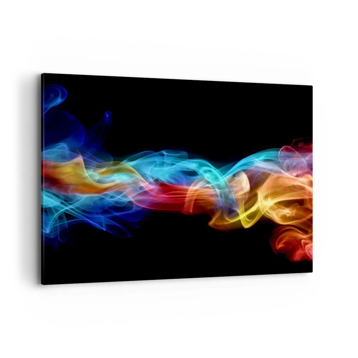 Obraz na plátne - Dúhový tanec hmly - 120x80 cm