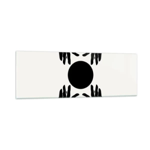 Obraz na skle - Tajné znamenie - 90x30 cm