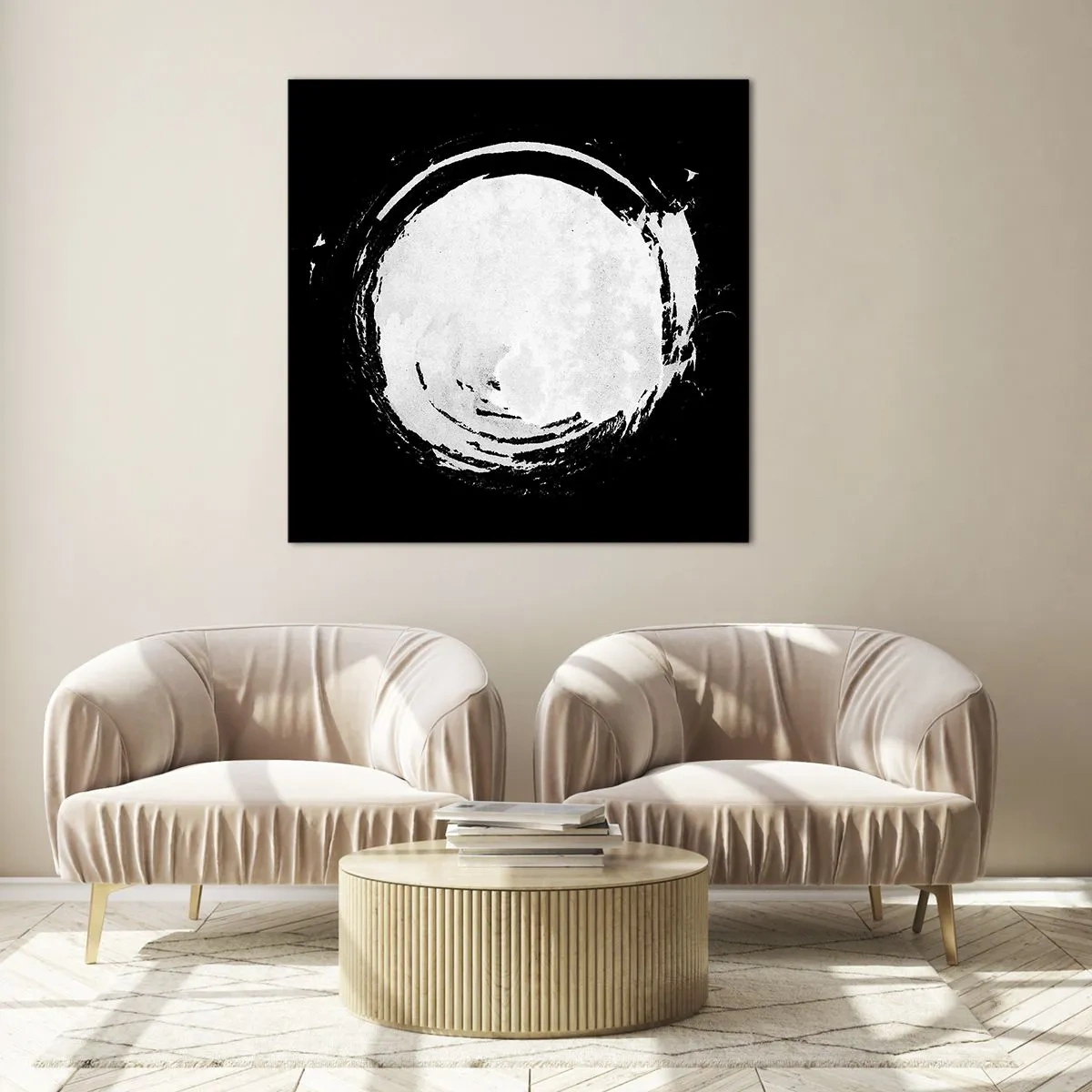 Obraz na skle - Správne riešenie - 50x50 cm