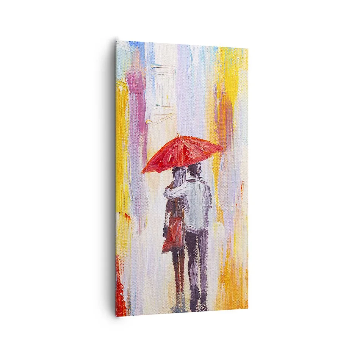 Obraz na plátne - Nech prší ďalej - 65x120 cm