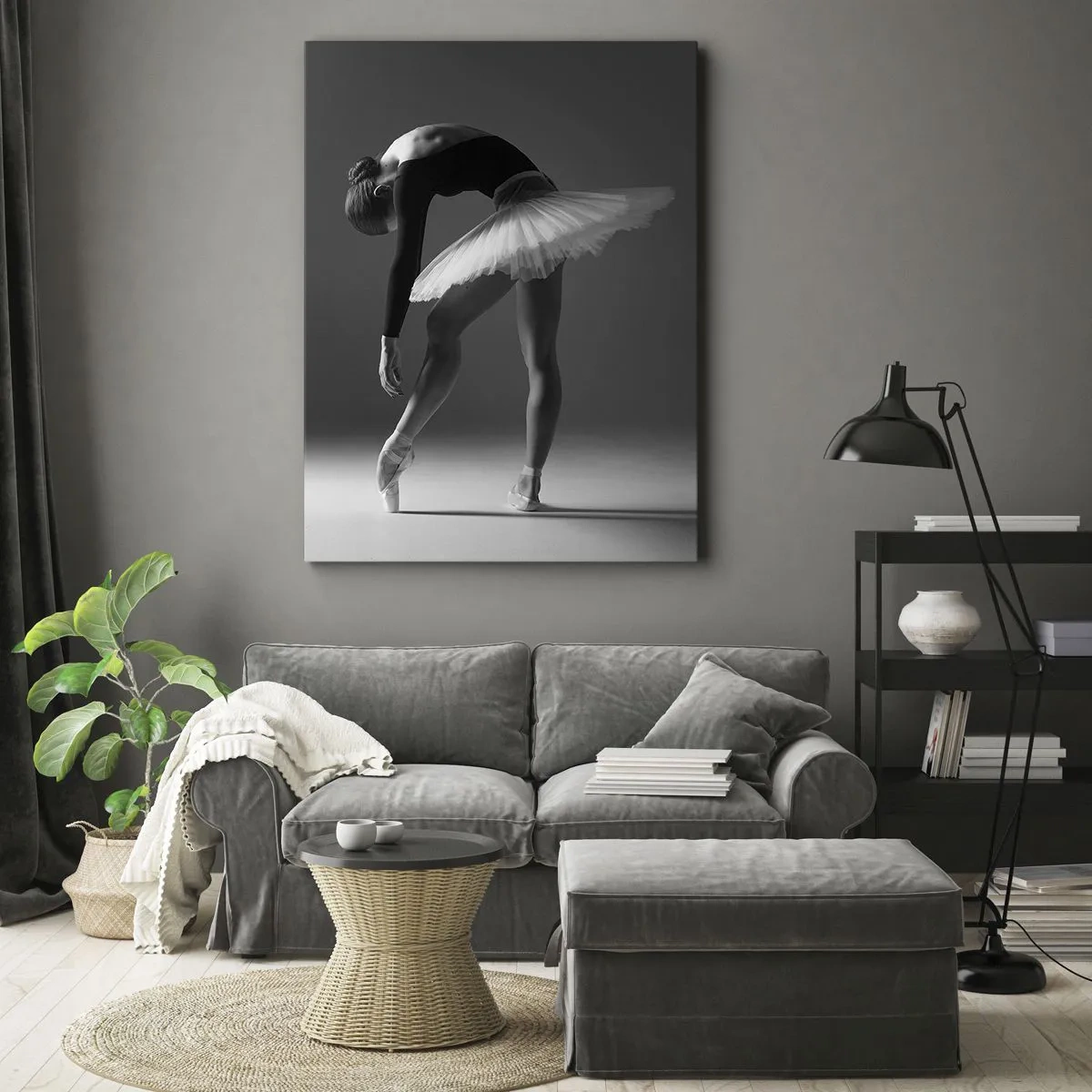 Obraz na plátne - Bella ballerina - 45x80 cm