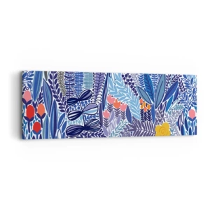 Obraz na plátne - Havajská záhrada - 90x30 cm