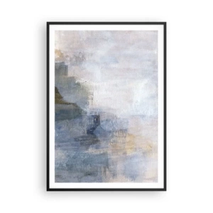 Plagát v čiernom ráme - Tóny a akordy farieb - 70x100 cm