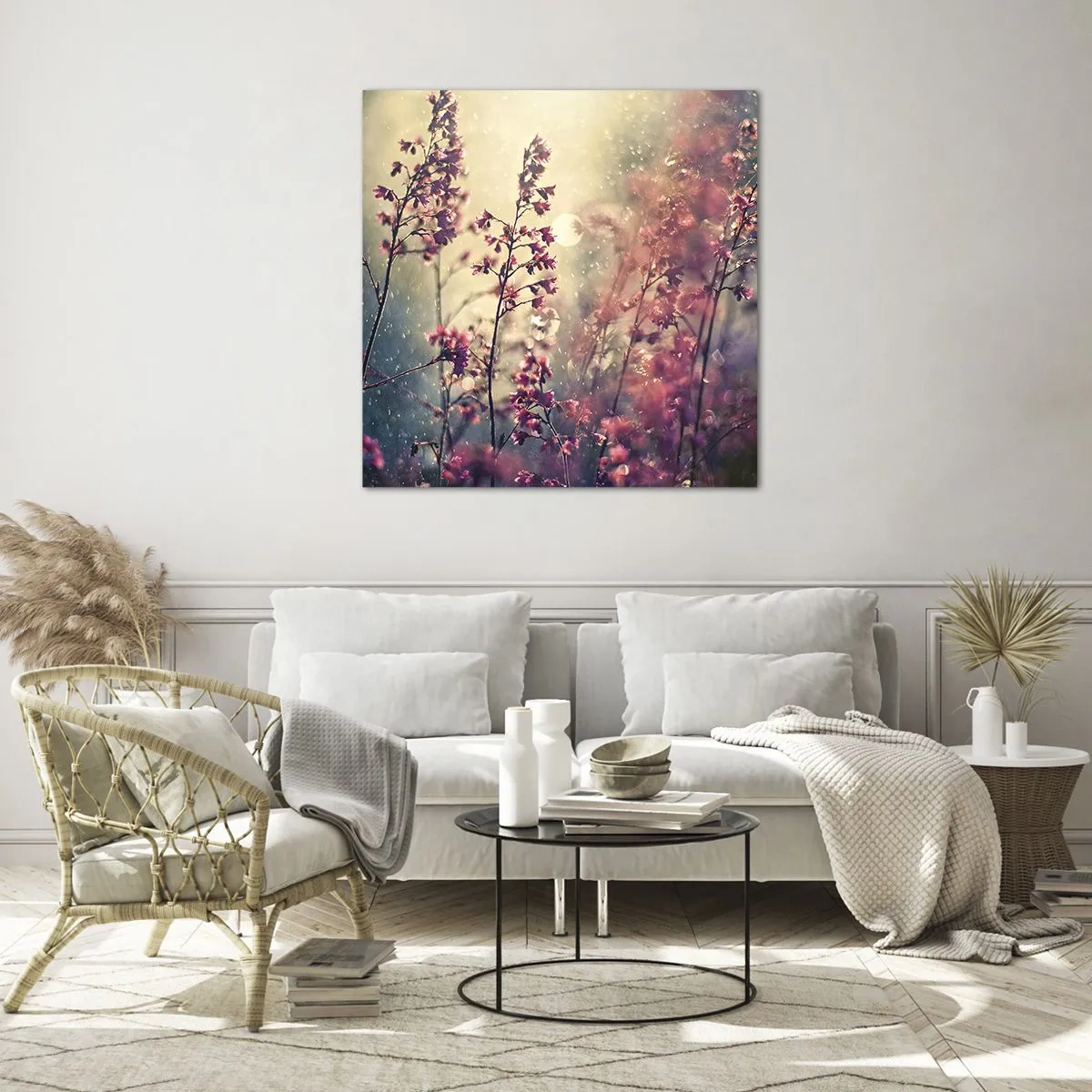 Obraz na skle - Tajná záhrada - 50x50 cm