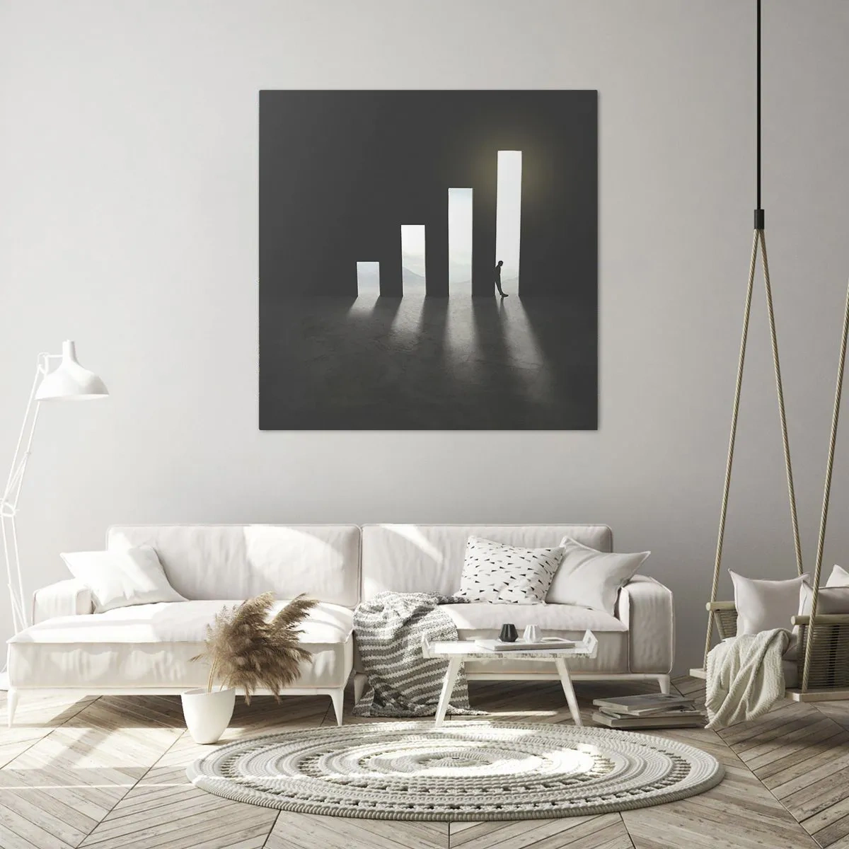 Obraz na plátne - Úspech – impresia - 60x60 cm