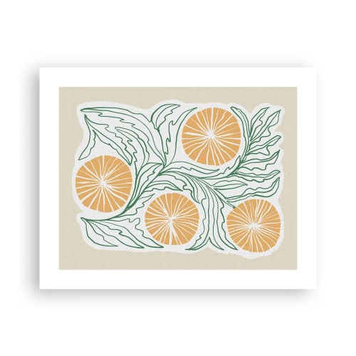 Plagát - Etnicky s abstraktným nádychom - 50x40 cm