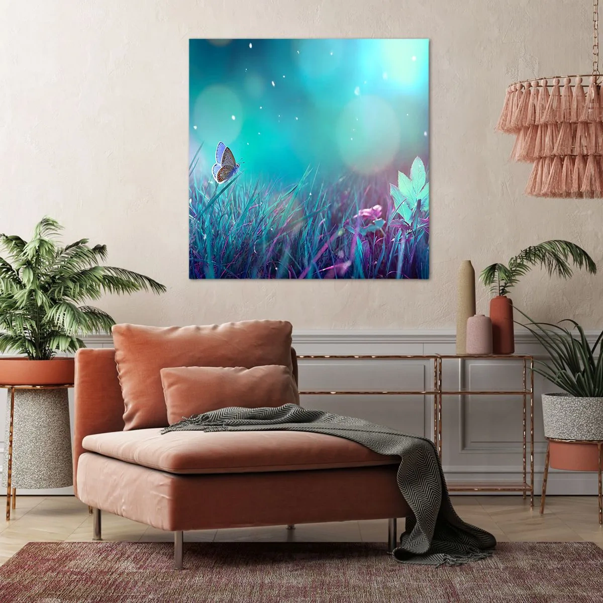 Obraz na plátne - Tajomný život lúky - 70x70 cm