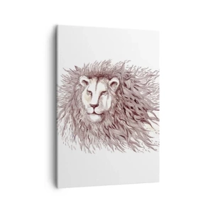 Obraz na plátne - Ohnivý vládca - 50x70 cm