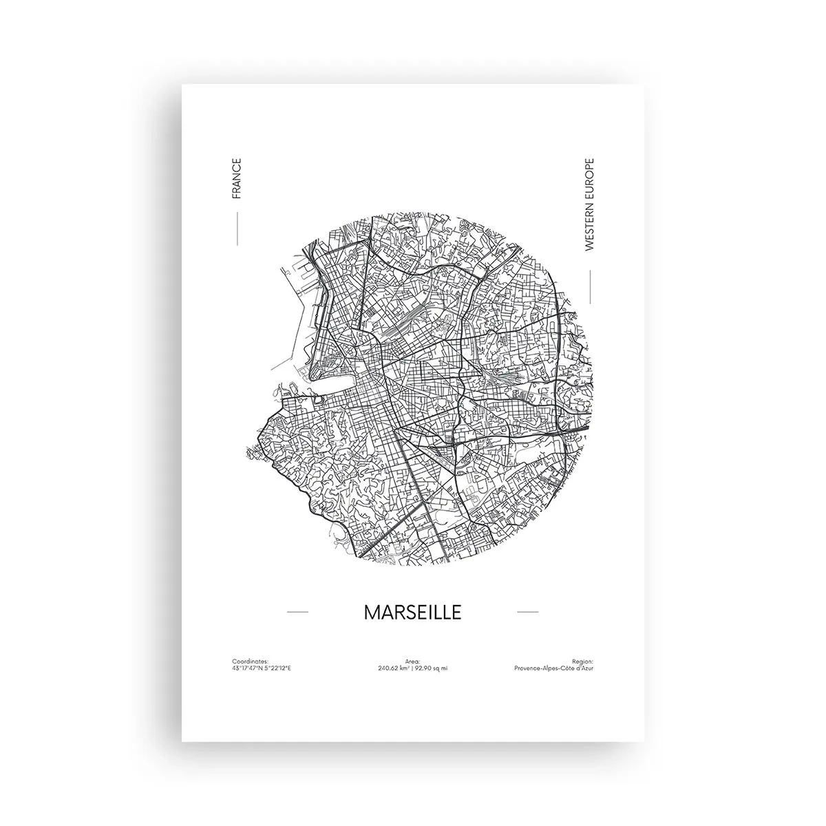 Plagát - Anatómia Marseille - 70x100 cm