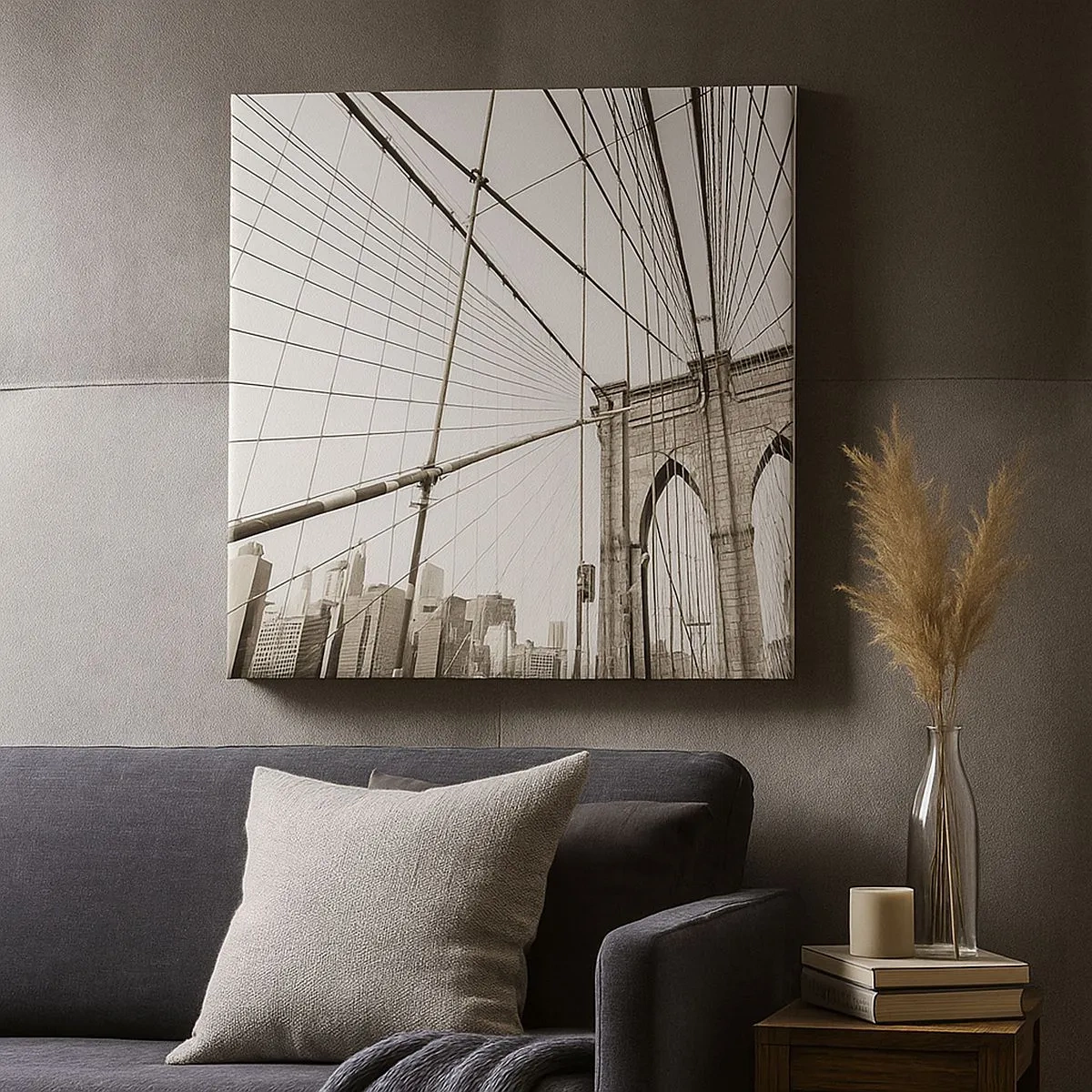 Obraz na plátne - Newyorská katedrála - 30x30 cm