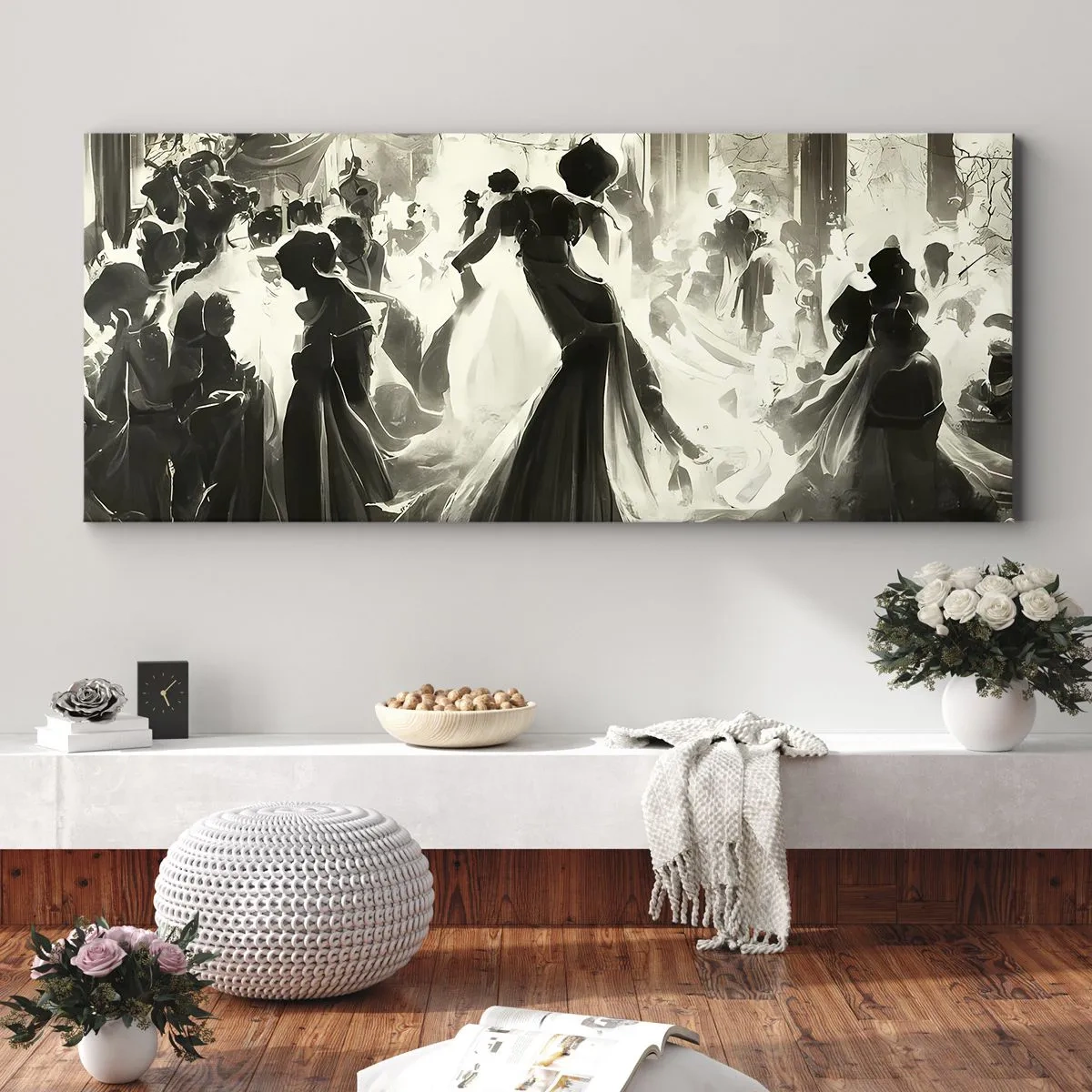 Obraz na plátne - Veľká maškaráda - 160x50 cm