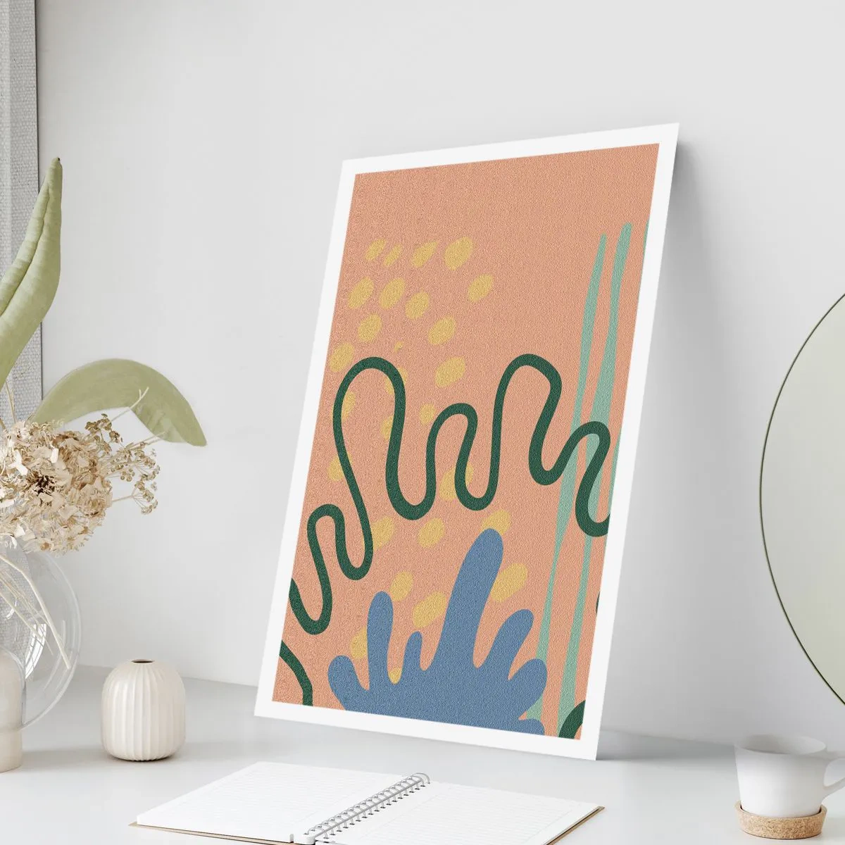 Plagát - Abstrakcia: rozmanitosť prírody - 50x70 cm