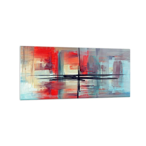 Obraz na skle - Krajina v neznámej dimenzii - 120x50 cm
