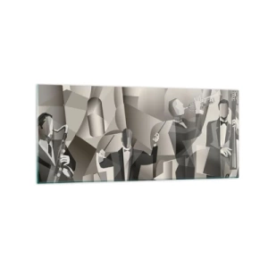 Obraz na skle - V priestore zvukov - 120x50 cm