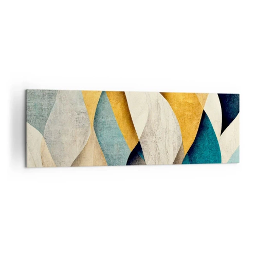 Obraz na plátne - Rytmus a vlnenie - 160x50 cm