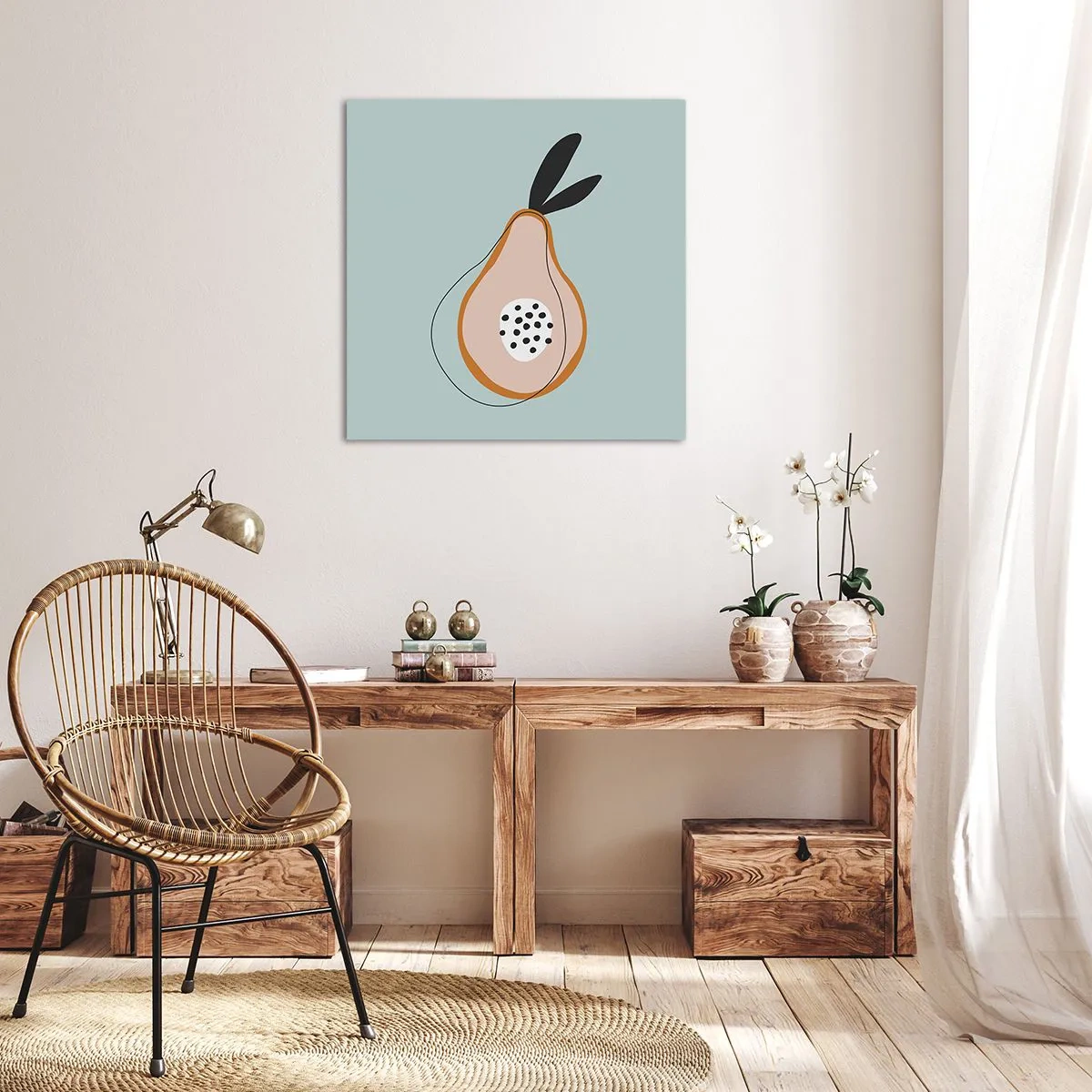 Obraz na plátne - Prenikanie do podstaty vecí - 60x60 cm