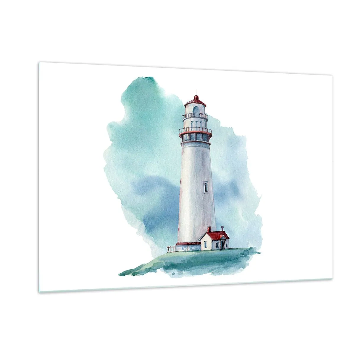 Obraz na skle - Nežná sestra blankytu - 120x80 cm