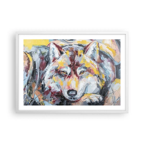 Plagát v bielom ráme - Pokoj medzi blízkymi - 70x50 cm