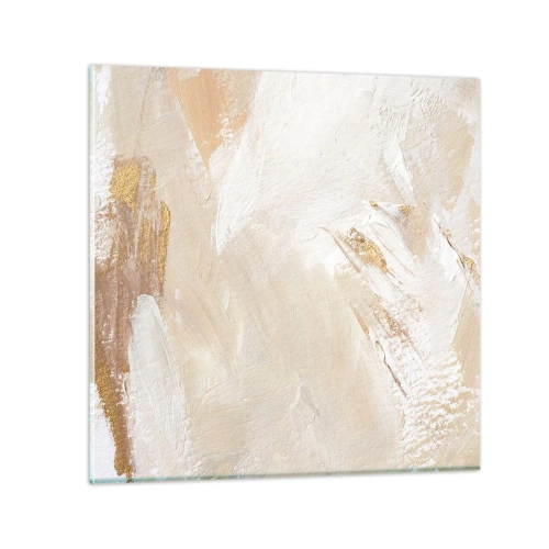 Obraz na skle - Pastelová kompozícia - 70x70 cm