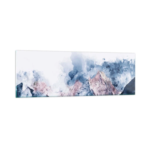 Obraz na skle - To sú vrcholy! - 90x30 cm