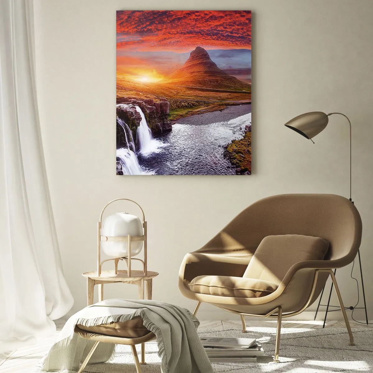 Obraz na skle - Pohľad na Stredozem - 50x70 cm