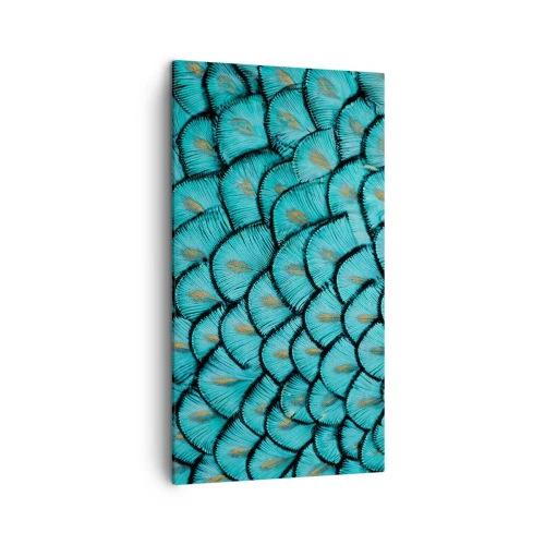 Obraz na plátne - Veľká slávnosť peria - 45x80 cm