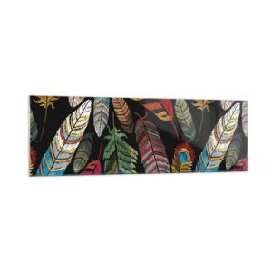 Obraz na skle - Vtáčí karneval - 160x50 cm