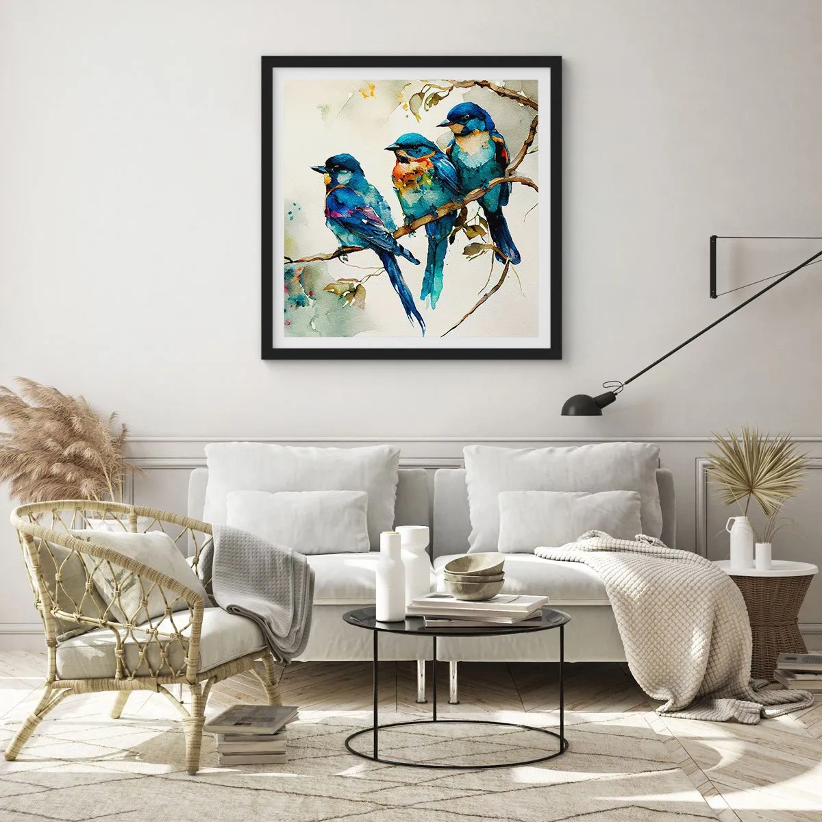 Plagát v čiernom ráme - Urazil sa? - 50x50 cm