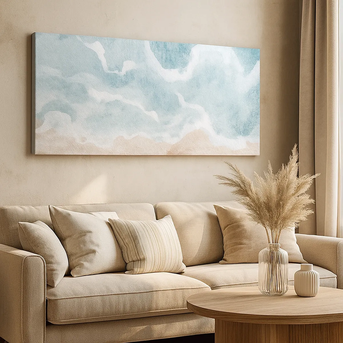 Obraz na plátne - Abstrakcia mrakov - 30x30 cm