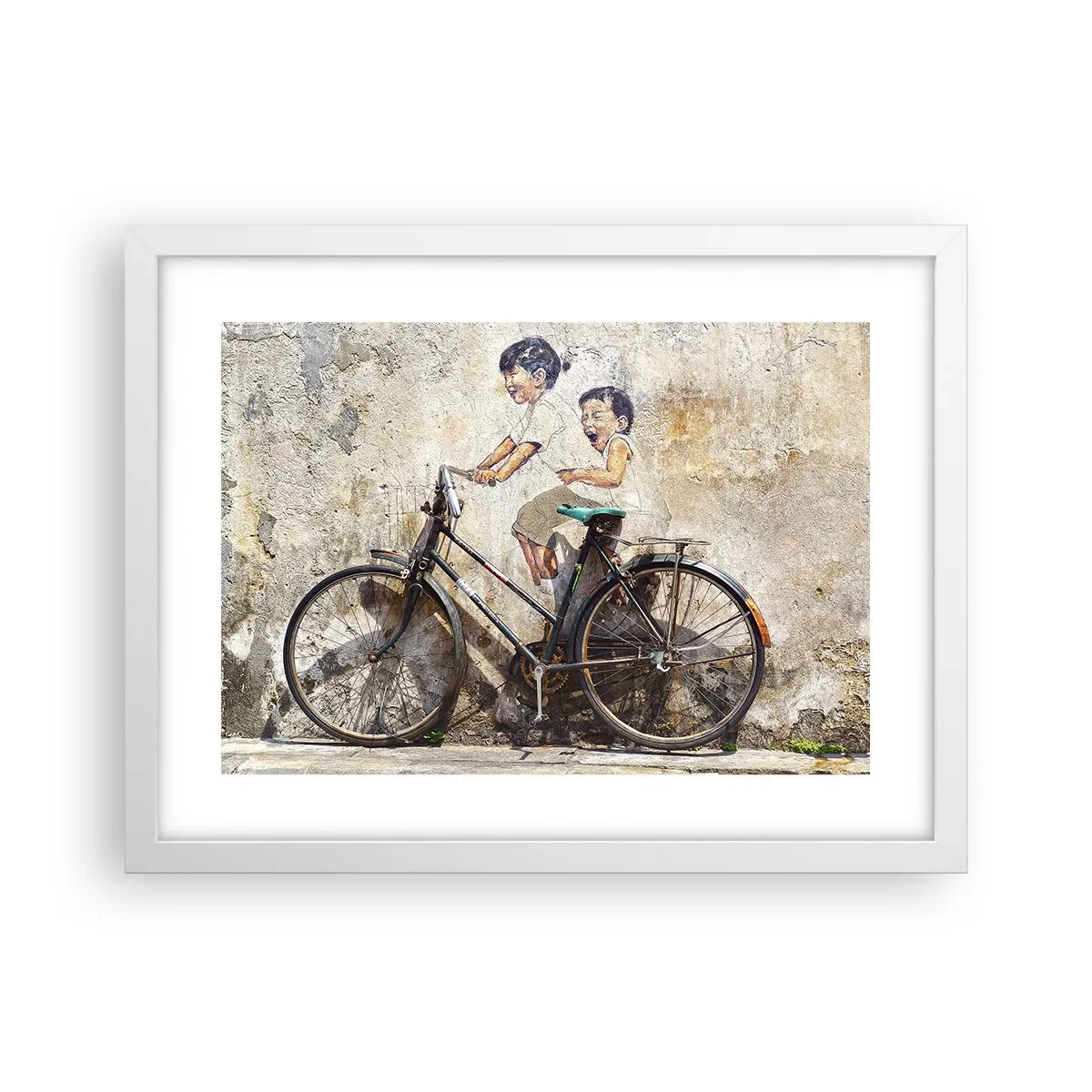 Plagát v bielom ráme - Pravda alebo klam? - 40x30 cm