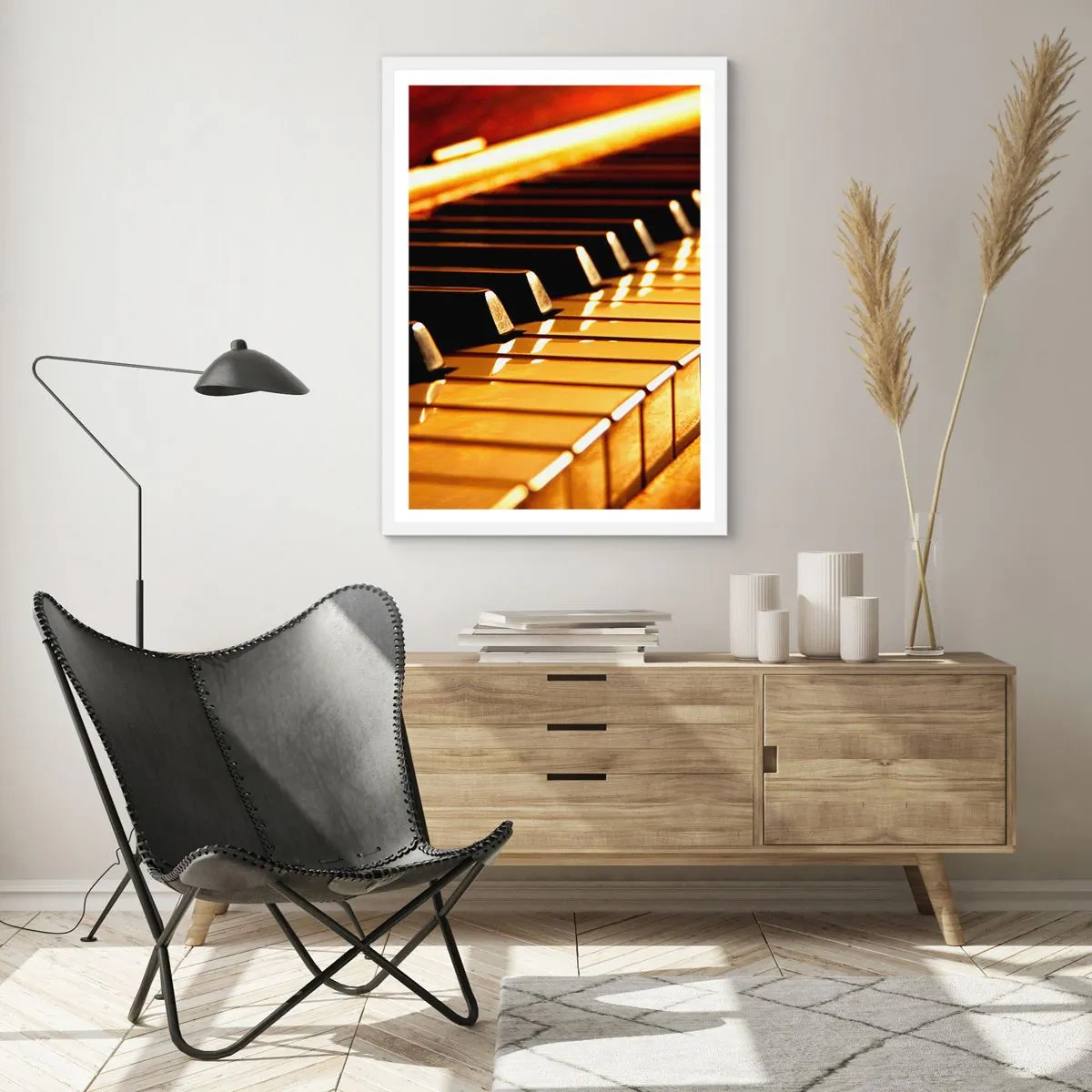 Plagát v bielom ráme - Neobmedzené možnosti - 70x100 cm