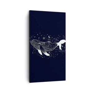 Obraz na plátne - V oceáne vesmíru - 45x80 cm